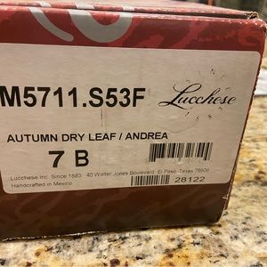 Lucchese Boots Size 7